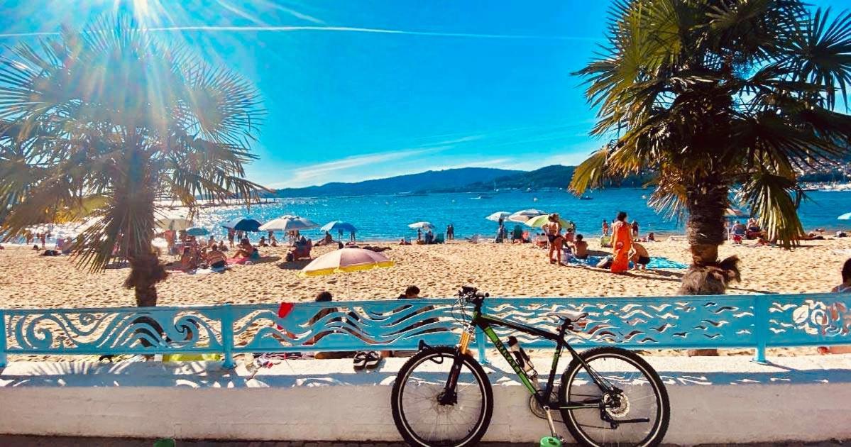 Apartamento Exclusivo A Pie De Playa Vigo Exteriör bild